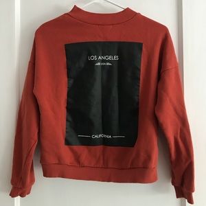 H&M Burnt orange LA sweater